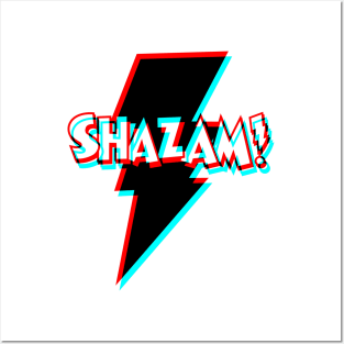 Retro 3D Glasses Style - Shazam Posters and Art